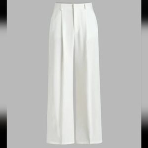 Cider - Elegant White Women's Wide-Leg Pants - NWOT - Size 10 / XL